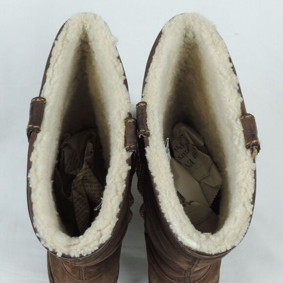 UGG 5676 Swell Tall Boots Women's Size 7 Brown Steampunk Dark Academia - Picture 6 of 8